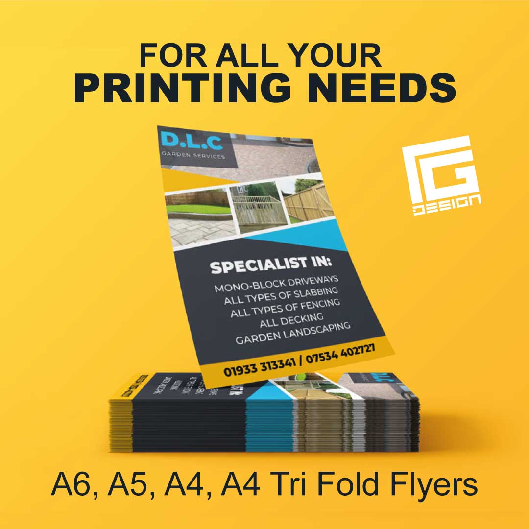 Rushden Graphics Leaflet Printing