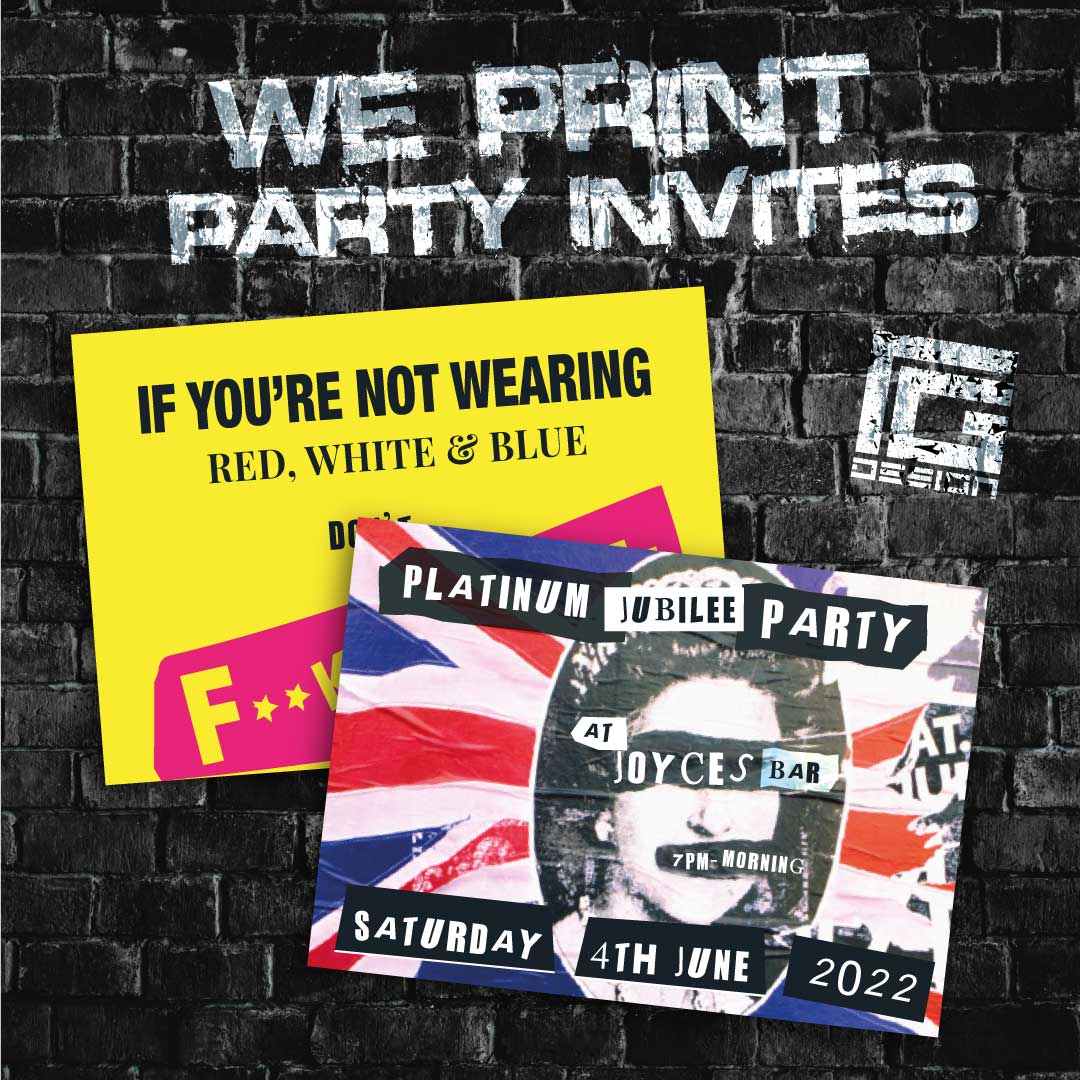 Rushden Graphics Party Ticket Printing